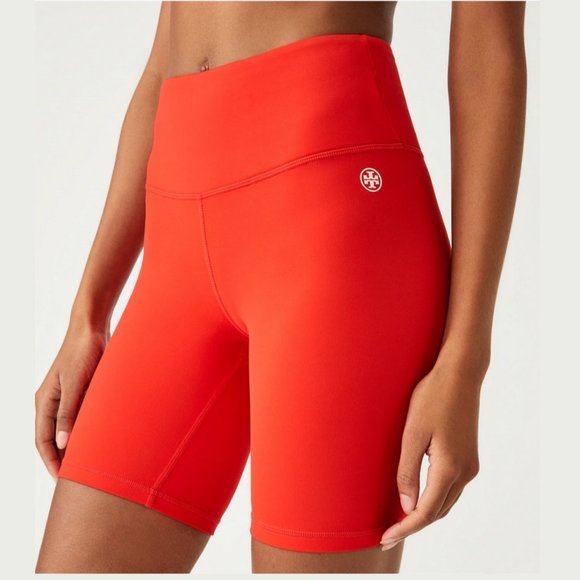 NEW Tory Burch Size XS Tory Sport Weightless Bike Short - Red - Picture 4 of 4
